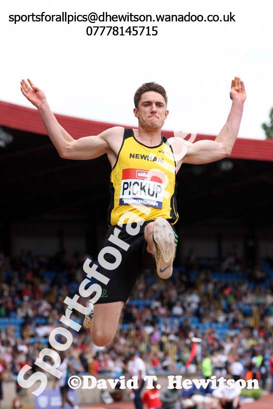 Mens long jump, British Championships, Birmingham. Photo: David T. Hewitson/Sports for All Pics
